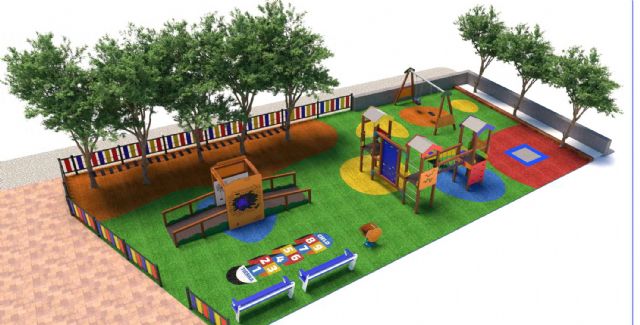 Comienzan las obras de remodelación y ampliación del parque infantil de la Plaza de Los Valientes
