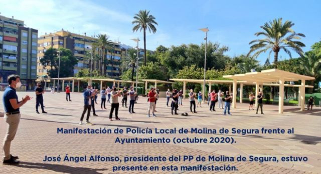 El PP de Molina de Segura pide al alcalde Eliseo García (PSOE) que depure responsabilidades, tras perder el juicio por no gestionar correctamente el trabajo de los polícias locales