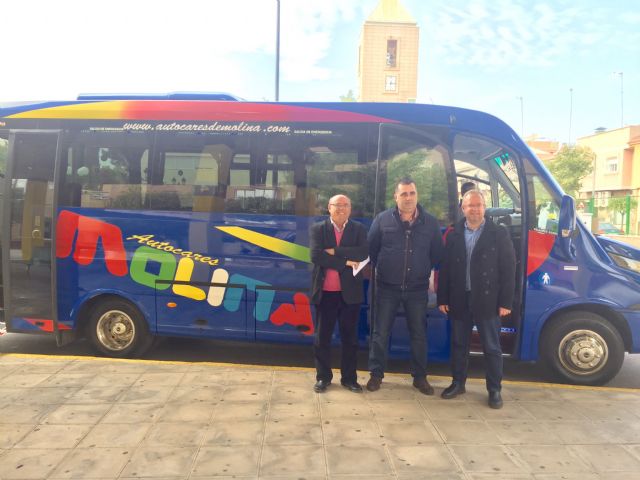 La flota de los autobuses urbanos de Molina de Segura se refuerza y moderniza con un nuevo vehículo