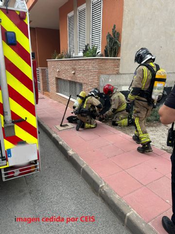 Bomberos detienen una fuga de gas en Molina de Segura