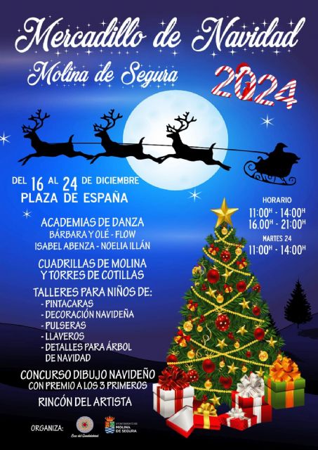 La Concejalía de Artesanía de Molina de Segura organiza el Mercadillo de Navidad del 16 al 24 de diciembre