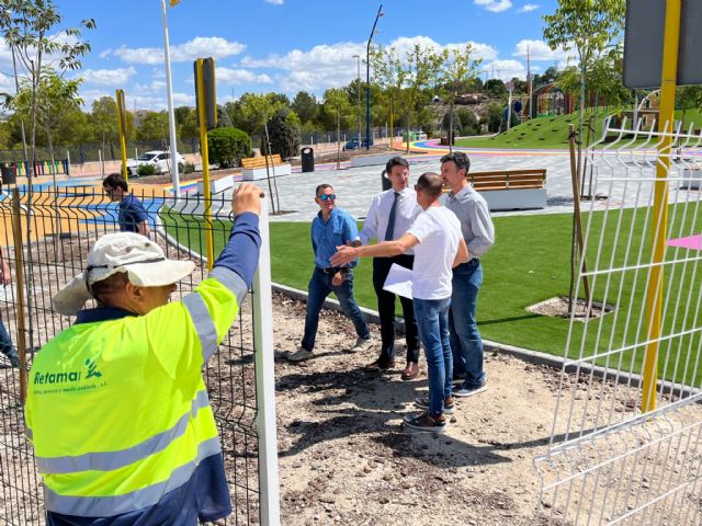 Comienzan las obras del vallado perimetral del parque municipal La pandilla de Drilo, que mejorará su seguridad